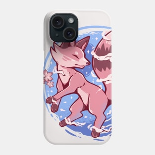 Sky Flower Fox Phone Case