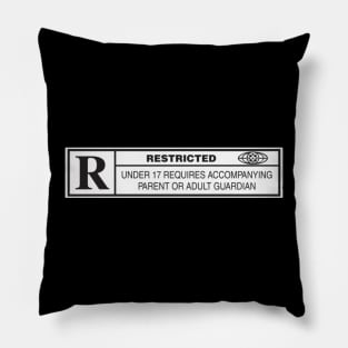 Restricted Rated R Pillow