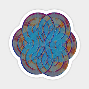 Flower Of Life Faded Magnet