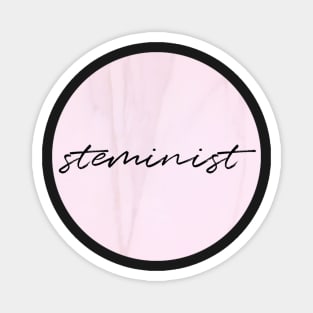 Steminist in marble pink Magnet