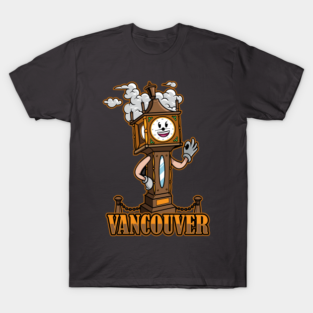 Discover Vancouver City Badge - Vancouver Canada - T-Shirt