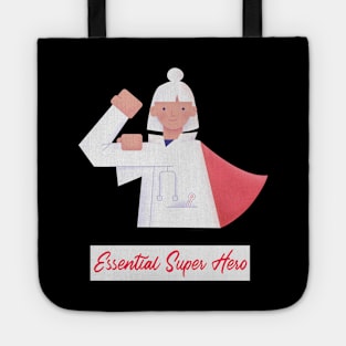 Essential Worker Superhero Nurse Tote