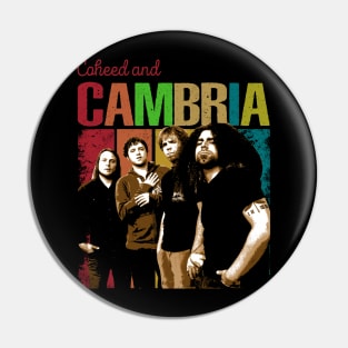 Time-Traveling with Coheed and Prog Rock Tee Pin