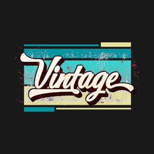 Vintage Decorative Typography T-Shirt