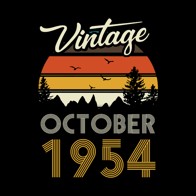 1954 - Vintage October Birthday Gift Shirt by ReneeCummings