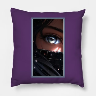 Anime Girl Eye | Quality Anime Artwork | Anime Aesthetic | Manga Anime Art Pillow