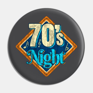 70's Music Night Pin