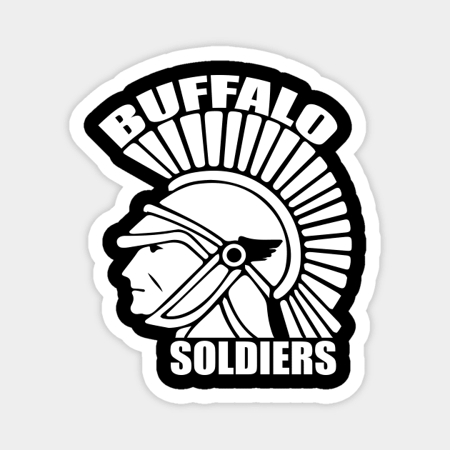 Buffalo Soldiers tee design birthday gift graphic Magnet by TeeSeller07