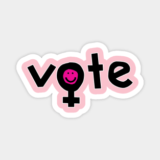 Vote for Womens Rights Female Gender Symbol Magnet