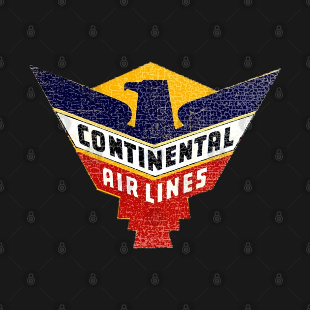 Continental Airlines USA by Midcenturydave