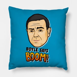 Boyle Says Boom! Pillow