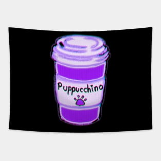 Puppuccino Pup Cup Purple Tapestry