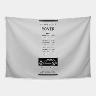 1938 ROVER - advert` Tapestry