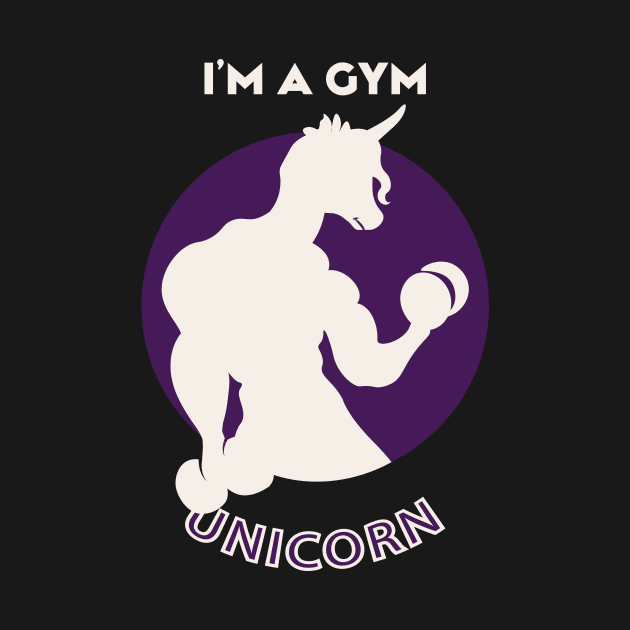 I'm A Gym Unicorn by Selva_design14