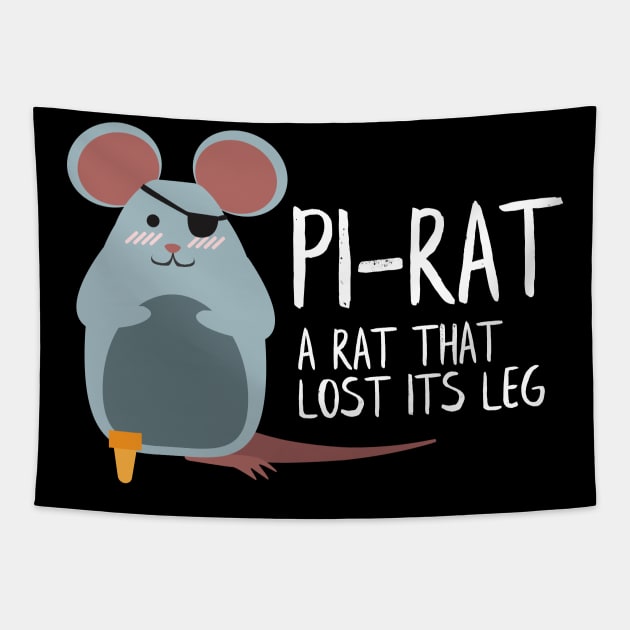 Pirat  Gift for Rat Lovers Funny Mice  Mouse Rat Tapestry by Riffize