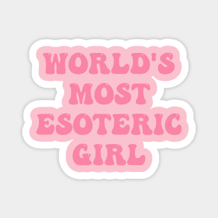 World's Most Esoteric Girl Magnet