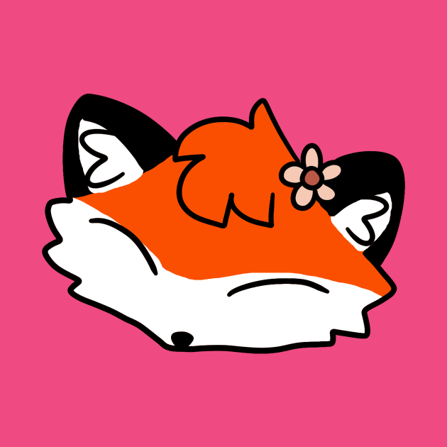 Flower Fox Face by saradaboru