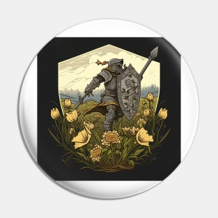 Flower Knight Pin