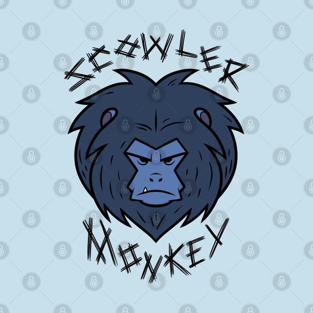 Scowler Monkey by J. Christine Leach