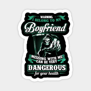 protecting girlfriend gift for your girlfriend love valentines day Magnet