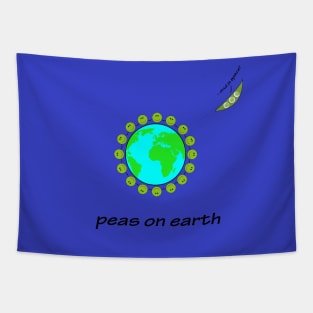 Peas on earth Tapestry