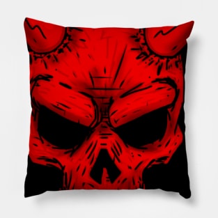 devil skull Pillow