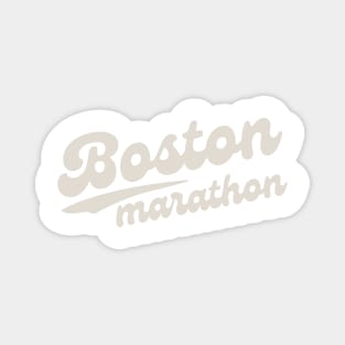 Boston Marathon Running Magnet