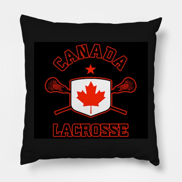 Canada Lacrosse | Sport canada Pillow by euror-design