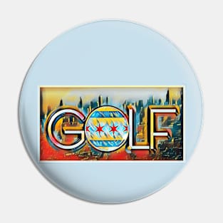 Chicago Golf Pin