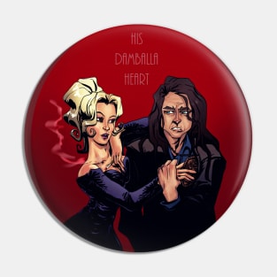 HIS DAMBALLA HEART Pin