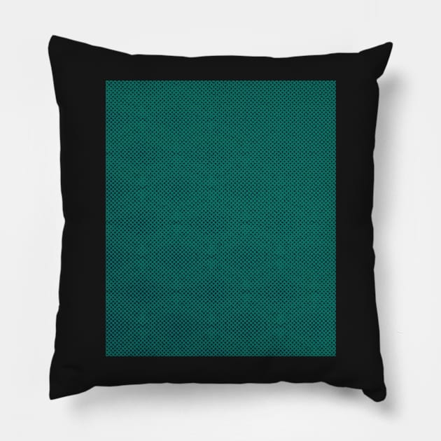 Dark Green Emerald Textured Pattern Pillow by innerspectrum