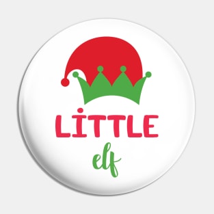 Little Elf - Fun Family Christmas Design Pin