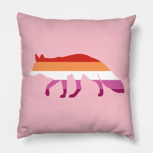 Pride Animals- Lesbian Fox Pillow