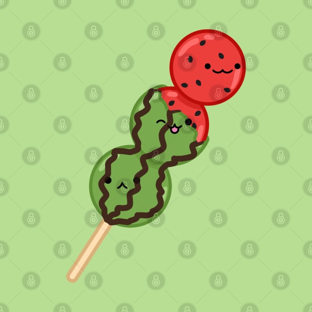 Watermelon Dango (Broken) by jofudachi