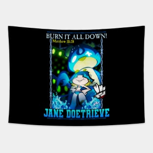 Jane Doetrieve Fire Tapestry