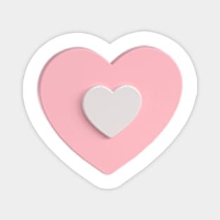 Little Pink Heart Magnet