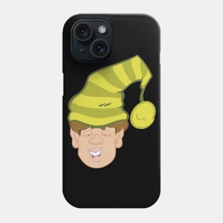 Christmas Elf Face & Hat Phone Case