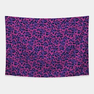 Purple Leopard Print Tapestry