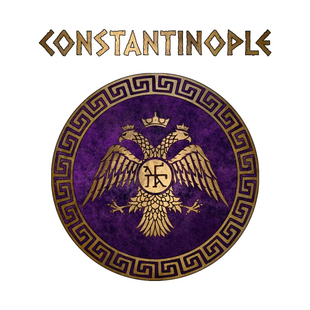 Constantinople Byzantine Empire Symbol of Byzantium by AgemaApparel