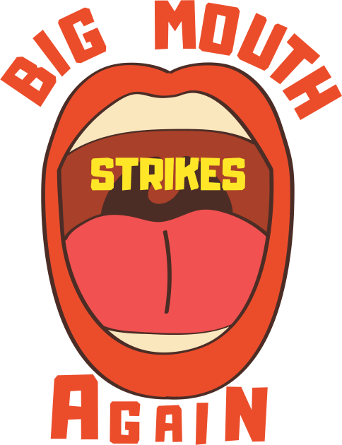 Big Mouth Strikes Again Kids T-Shirt by DanArt