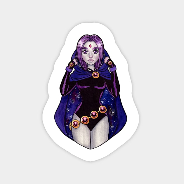 Raven Magnet by imawonder