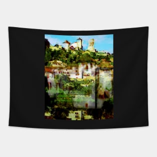 Grimaud, Village in South of France,  in the Provence Tapestry