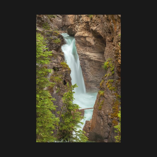 Johnston Canyon Falls by jvnimages