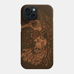 Steampunk Hummingbird Phone Case