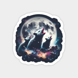 Moonlit Howl Magnet