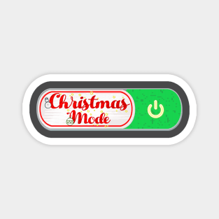 Christmas Mode Button Magnet