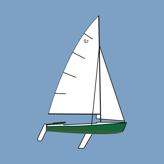 Flying Scot Sailboat by CHBB