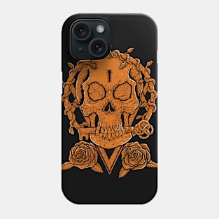 Rose Skull Phone Case