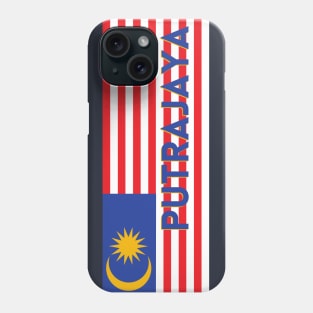 Putrajaya City in Malaysian Flag Phone Case