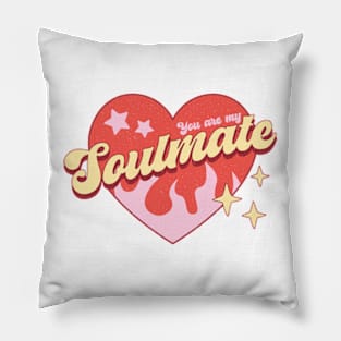 Soulmate heart valentine sublimation Pillow